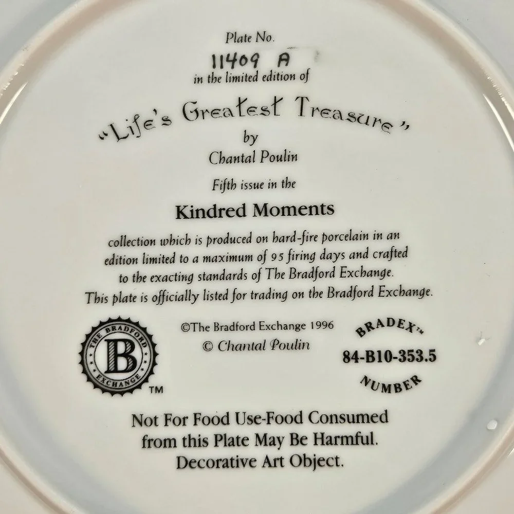 Bradford Exchange Plate 